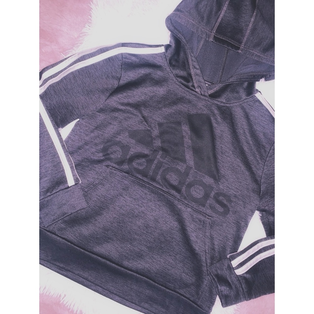 🆕🌟Adidas Black & Gray Youth Hoodie🌟🆕